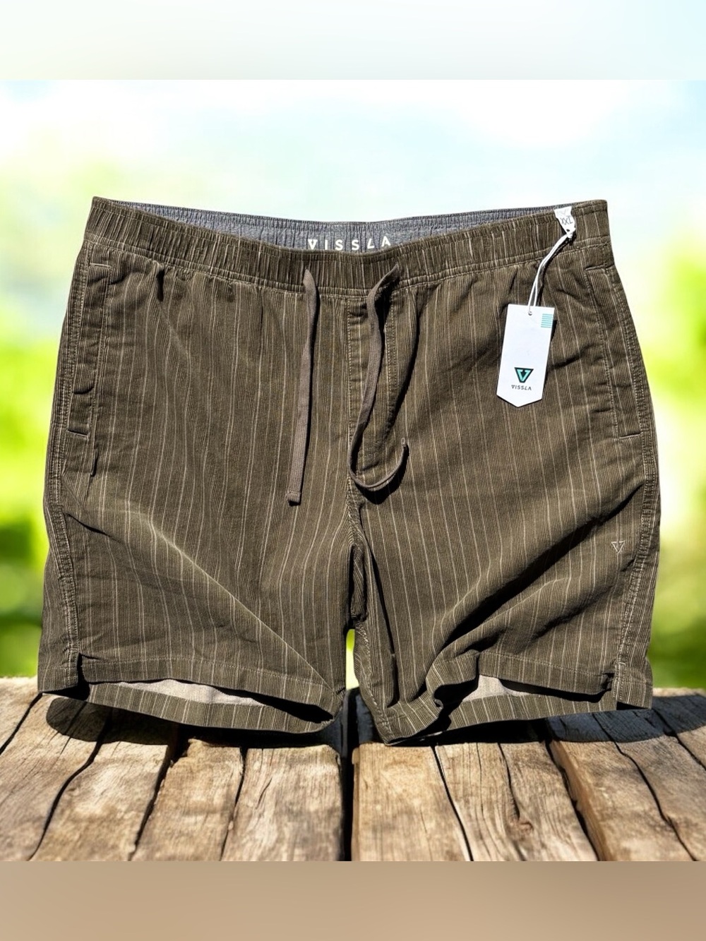 VISSLA Rail Cord 18'' Elastic Walkshort Men’s Size XXL